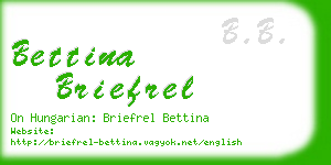 bettina briefrel business card